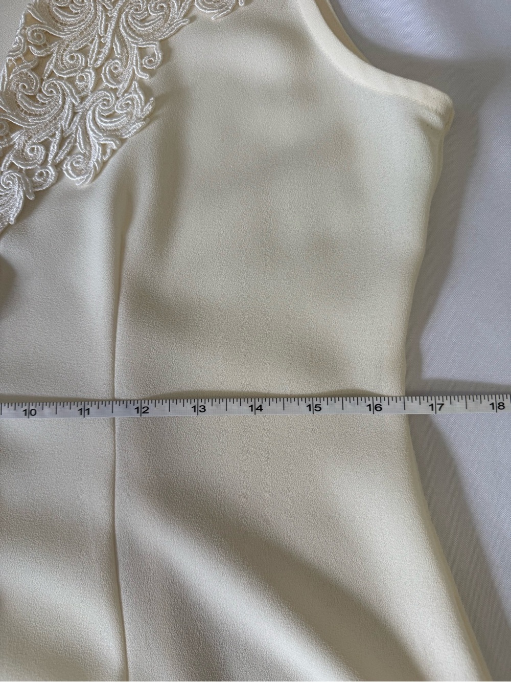 Vintage Next Ladieswear Cream Lace Vest Top Small S - Picture 7 of 10
